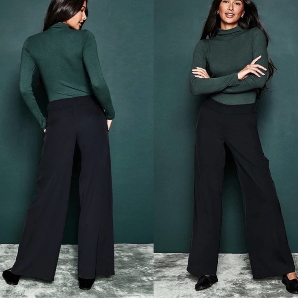 NWT Summersalt Wide Leg Pants Black 8